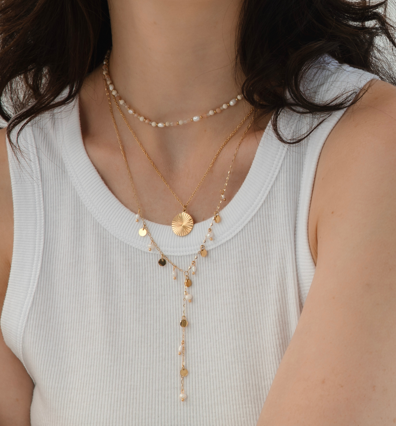 Naszyjnik z perłami Incantatio - By Dziubeka