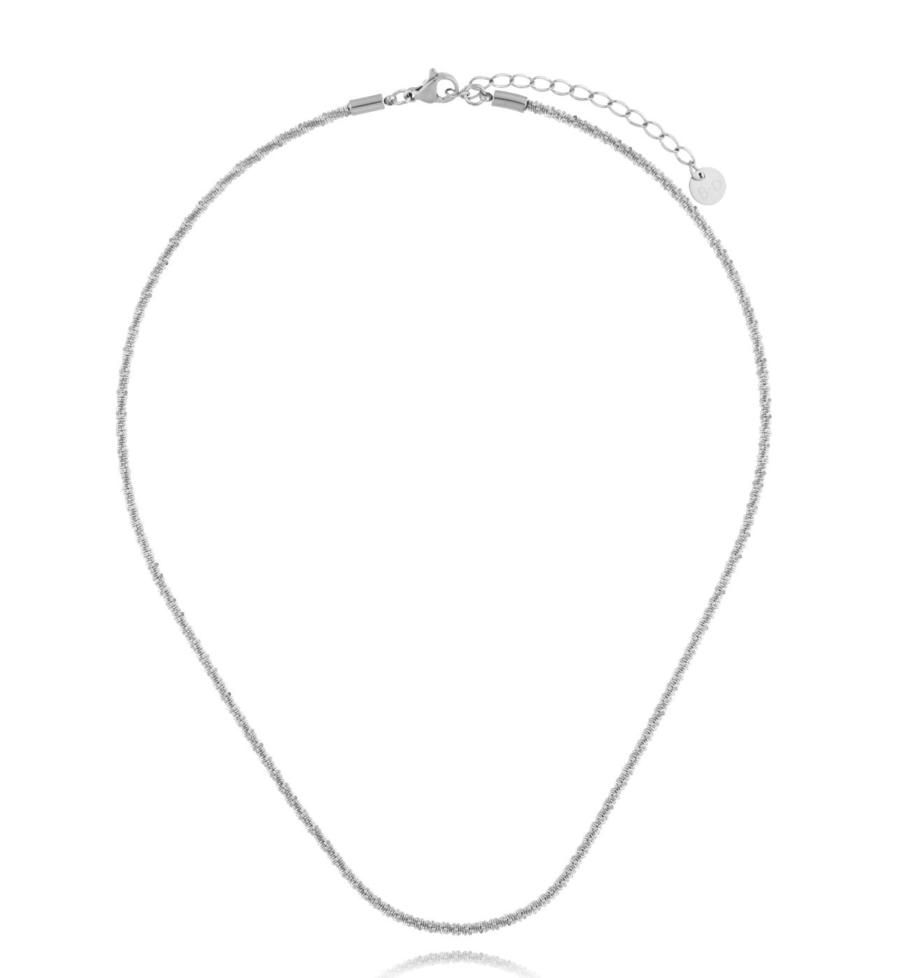 Naszyjnik z łańcuszkiem srebrny NSY0508 - By Dziubeka