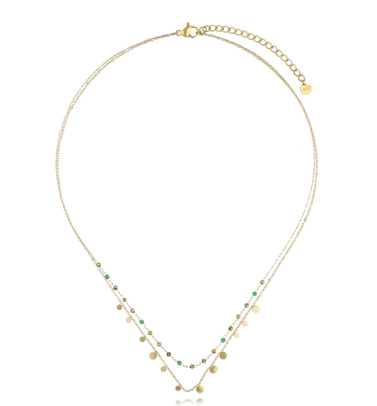 Naszyjnik z jadeitami afrykańskimi Peruvian - By Dziubeka