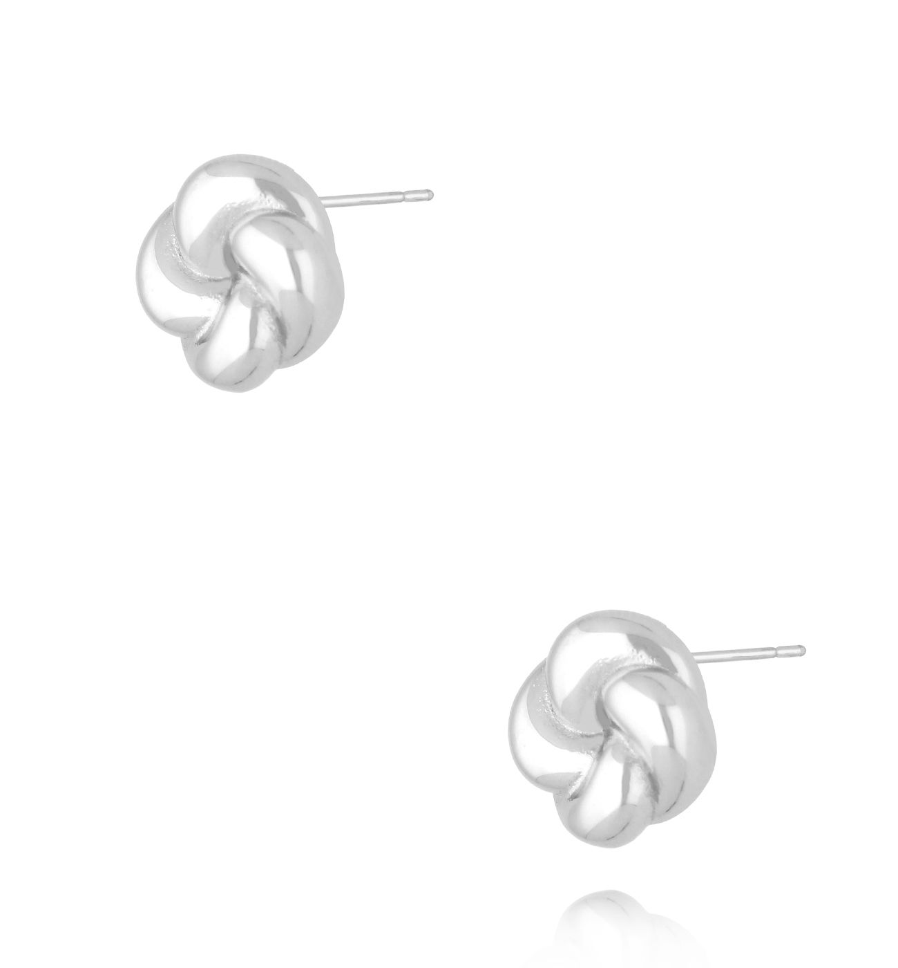 Kolczyki srebrne plecione City Lights KSA1868