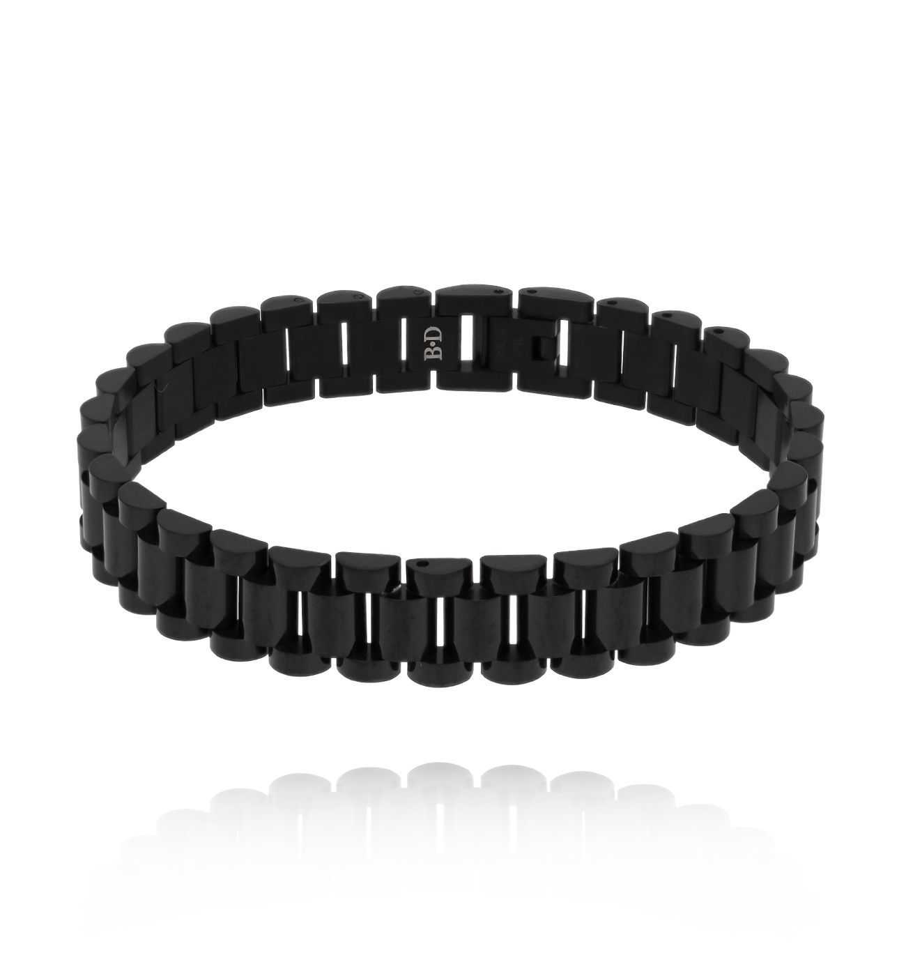 Bransoletka męska z czarnym łańcuchem Eirik 26 - By Dziubeka