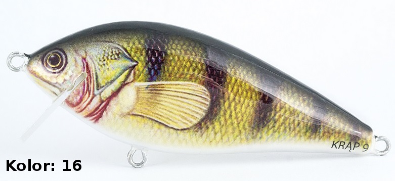 Bonito Wobler Krąp 9cm Pływający #16