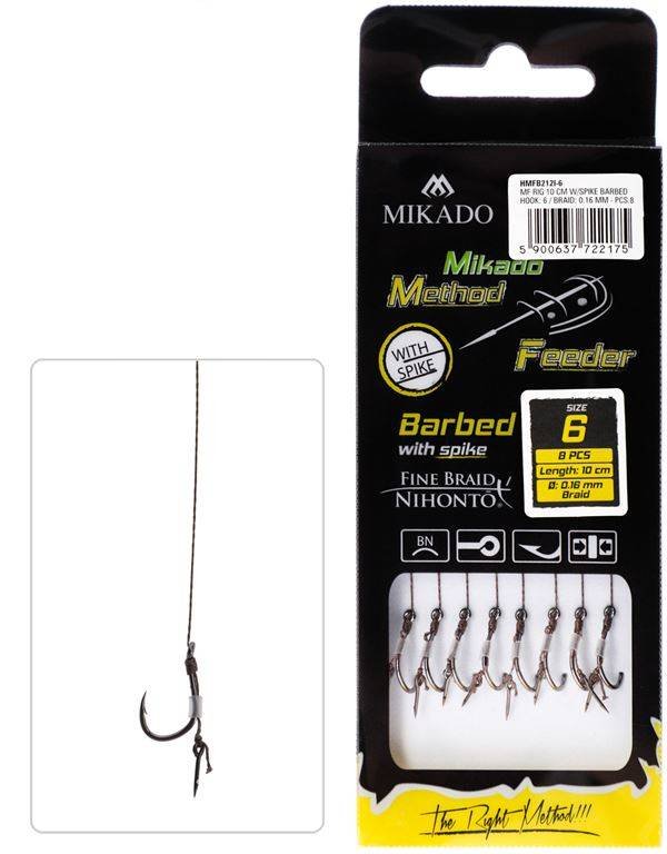 Mikado Przypon Method Feeder z igłą nr 12