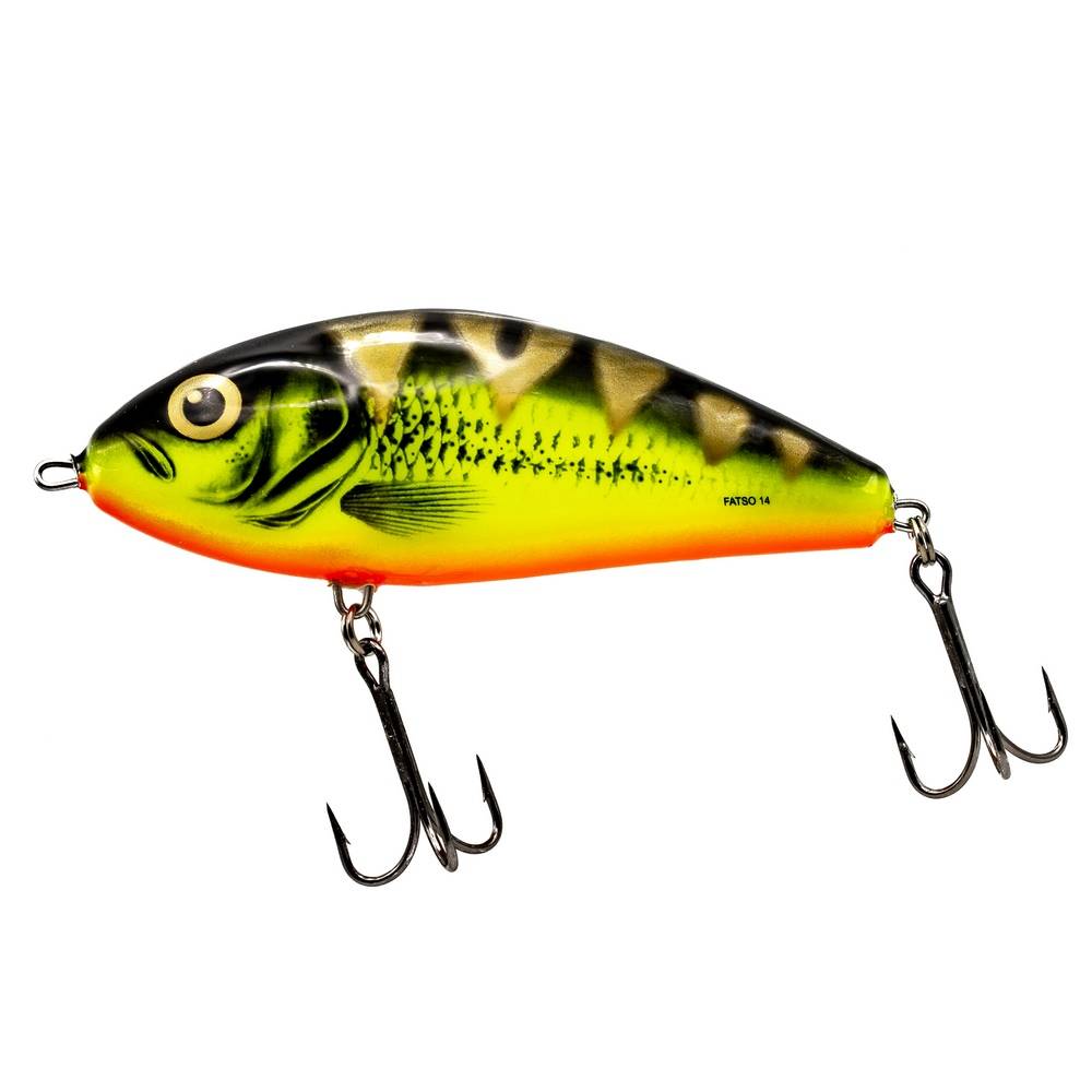 Salmo Wobler Jerk Fatso Pływający 14cm Mat Tiger