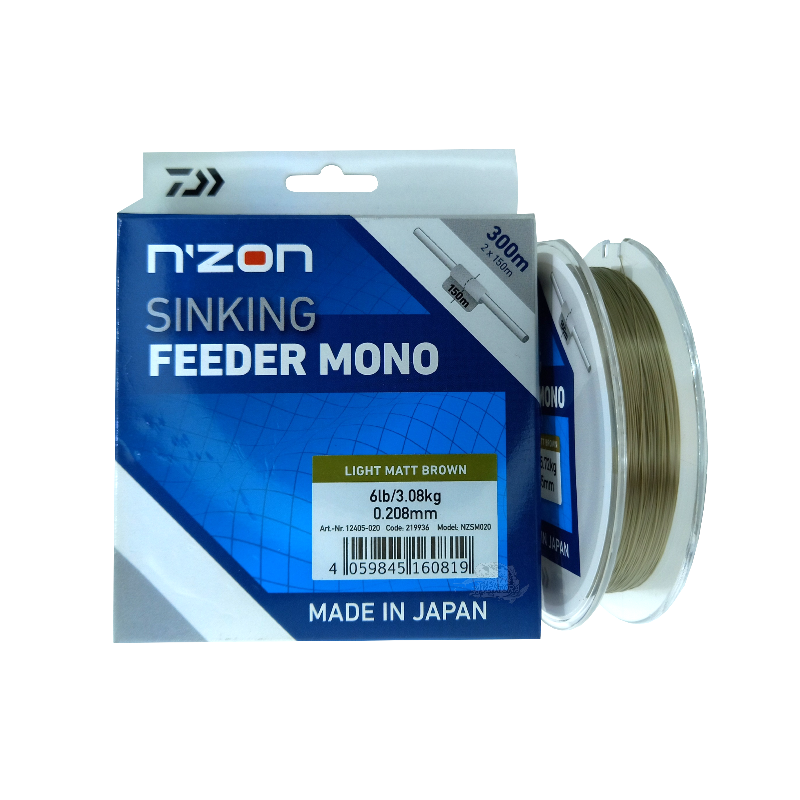 Daiwa Żyłka N'Zon Line Sinking feeder Mono 300m 0,23