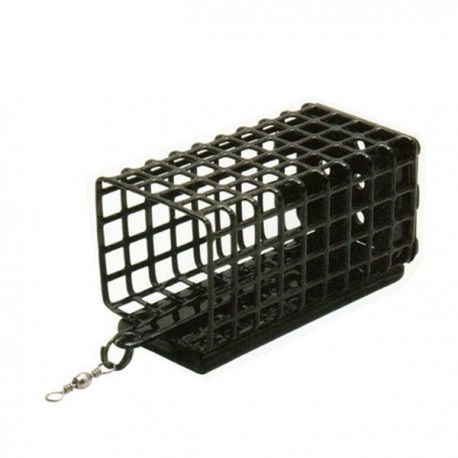 Wirek Koszyk Zanętowy Kwadratowy z Dnem 30x57mm 30g - 10szt