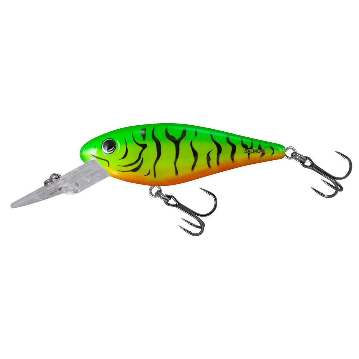 Salmo Wobler Rattlin Executor Pływający Clear Green Tiger 5cm