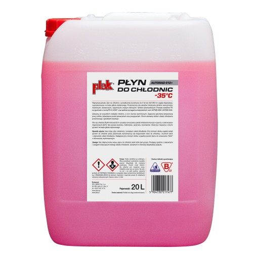 PLAK AUTORAD G12+ PŁYN DO CHŁODNIC 20L - Petrostar