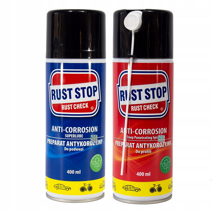 RUST STOP RUST CHECK ZESTAW A I B 2X400ml - Petrostar