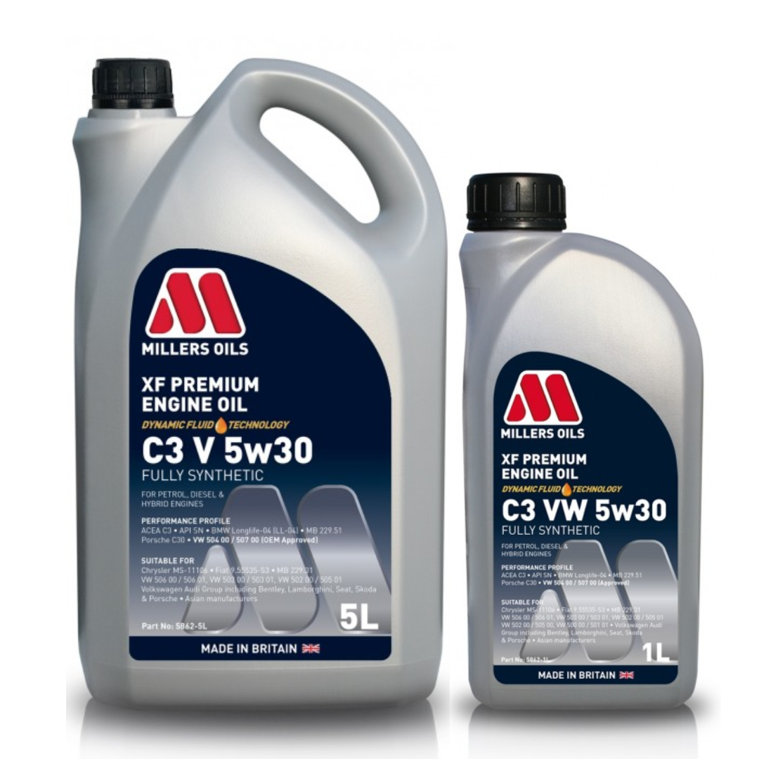 MILLERS OILS XF PREMIUM C3 VW 5W30 6L - Petrostar