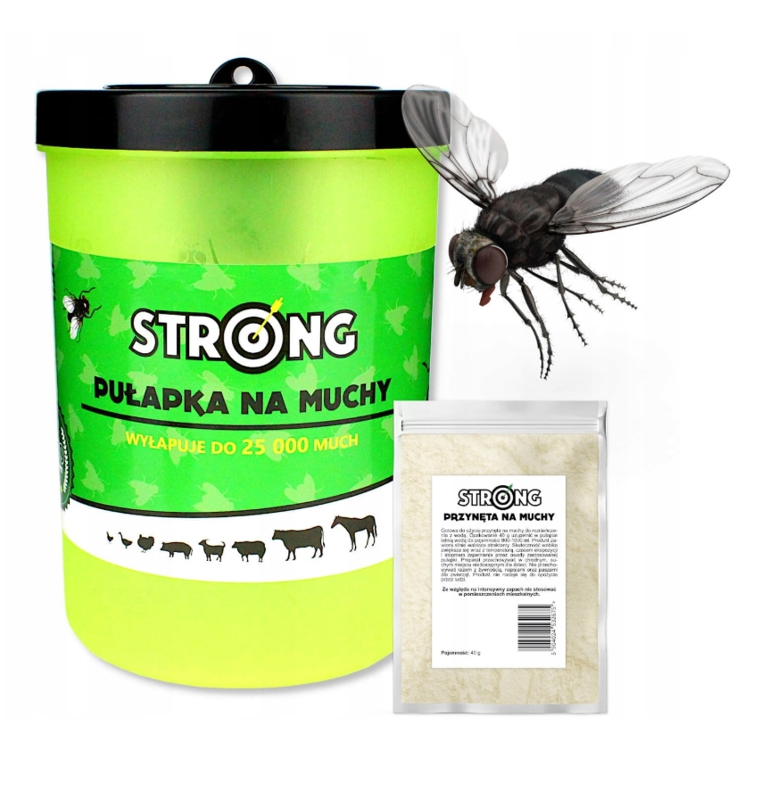 STRONG PUŁAPKA NA MUCHY Z ULTRA SILNYM WABIKIEM - Petrostar