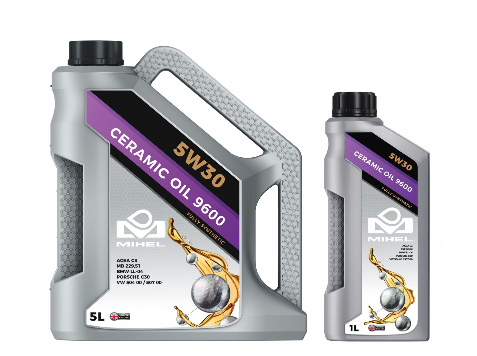 MIHEL CERAMIC OIL 9600 5W30 OLEJ CERAMICZNY 6L - Petrostar