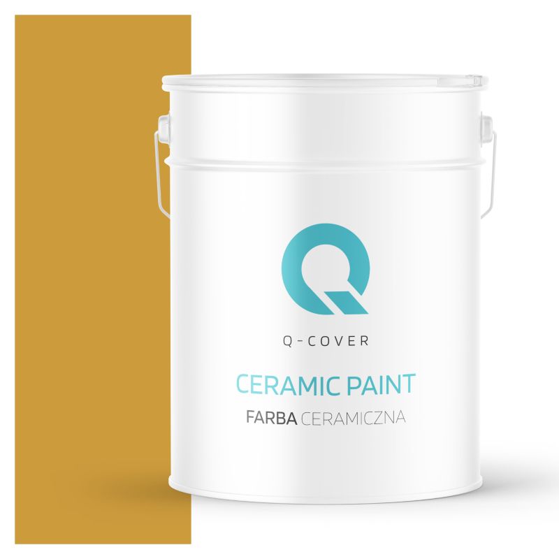 Farba Ceramiczna Do Ścian i Sufitów Q-Cover Sepia H6737 Głęboki Mat 10L