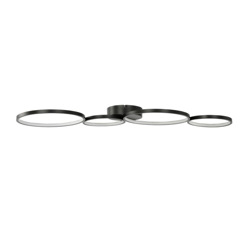 Lampa sufitowa LED GoodHome Samana 2700 lm 3000 K czarna DIM