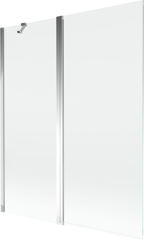 Parawan nawannowy Mexen Mist transparent 140 x 150 cm 2-skrzydłowy 1 szt