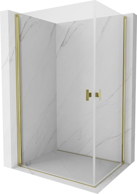 Kabina prysznicowa Mexen Mist-B złota 100 x 85 cm uka 1 szt