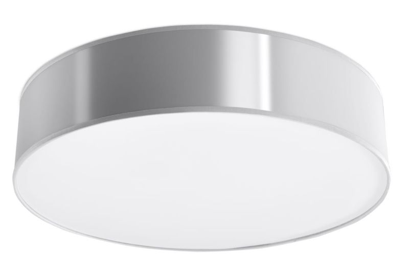 Plafon Sollux Lighting Arena szaro-biały 3 x E27 x IP20 wym: 12 x 35 x 45 cm - 1 szt.
