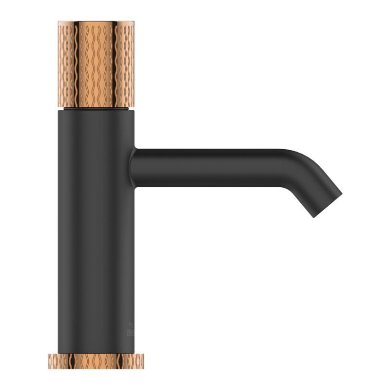 Bateria Umywalkowa Invena STARLIGHT Czarna / Rose Gold - 1 szt.