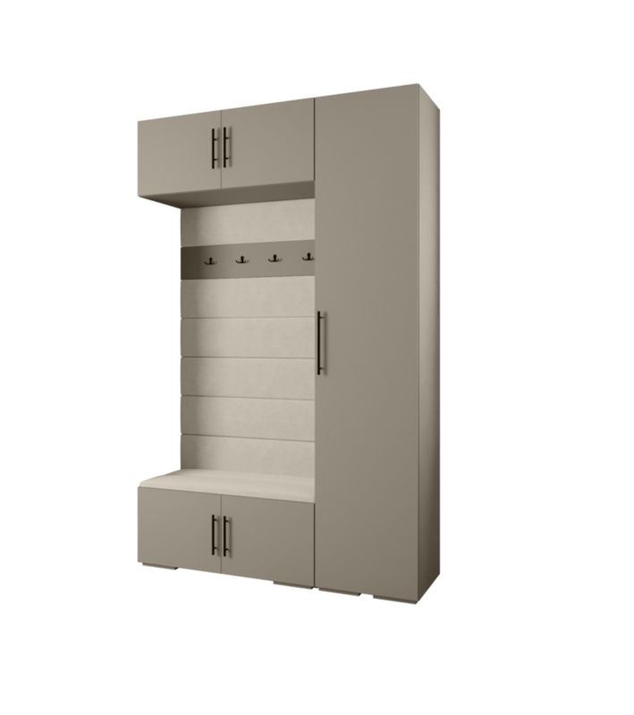 Garderoba do przedpokoju Abiks INOVA 3 Z19 kaszmir+czarny+manila02 1 szt.