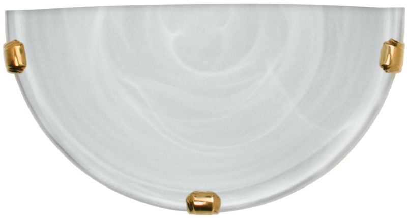 Plafon sufitowy Candellux Duna złoto-biały 1 x E27 x IP20 wym: 15 x 30 x 9 cm - 1 szt.