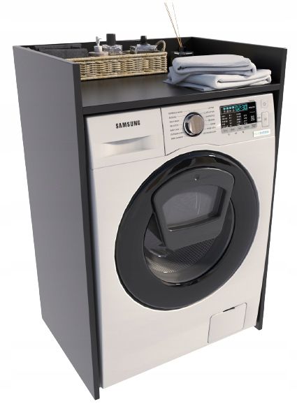 Szafka na pralkę Matkam słupek TS Per czarny 1 szt.