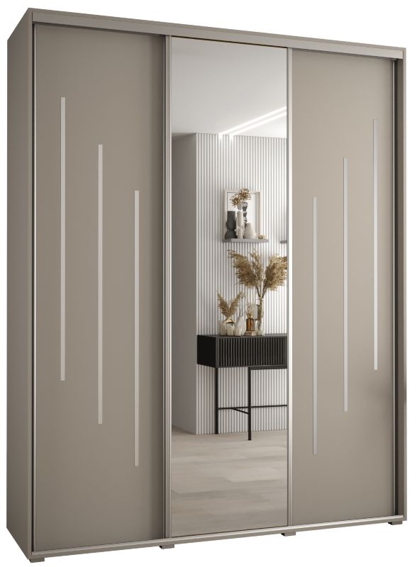 Szafa przesuwna Abiks 45 wysoka Dakota 9 190 kaszmir+kaszmir+srebr 1 szt