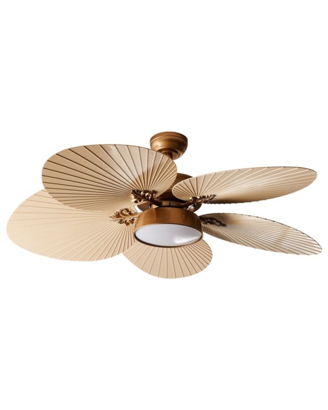 Wentylator sufitowy z lampą Bormejo Z pilotem Złoty 1 szt.