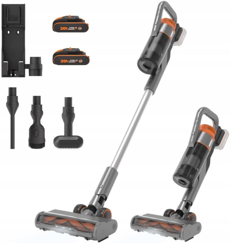 Odkurzacz pionowy WORX WX038 2x2Ah bezszczotkowy 1szt.