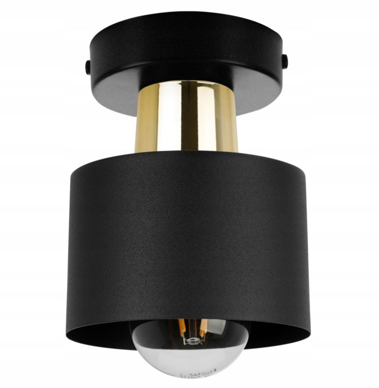 Lampa sufitowe wisząca Light Home LH Panta 1x E27 60W pionowy czarny 1szt.