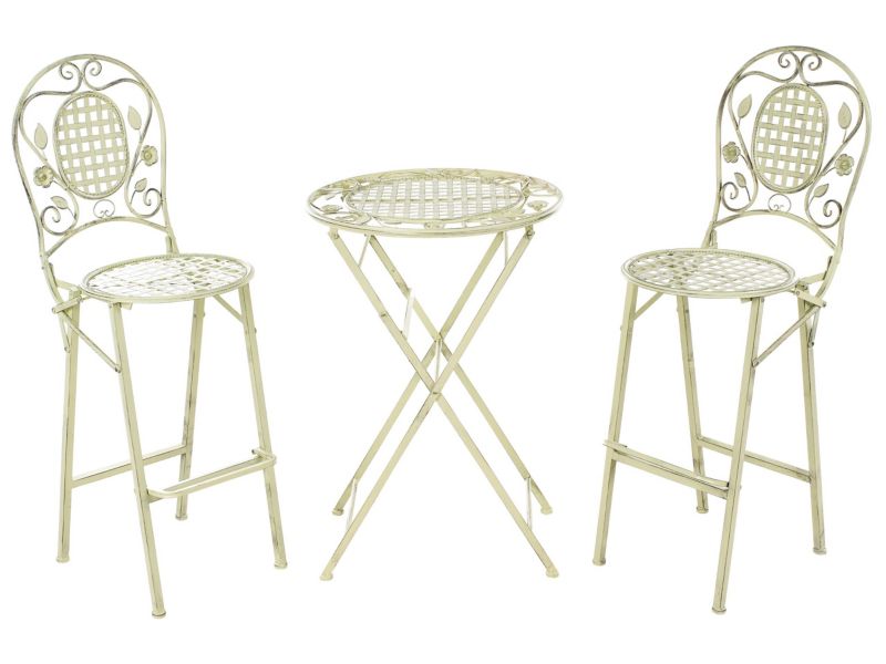 Zestaw ogrodowy barowy Składane Bivio Metal Jasnozielony 1 kpl