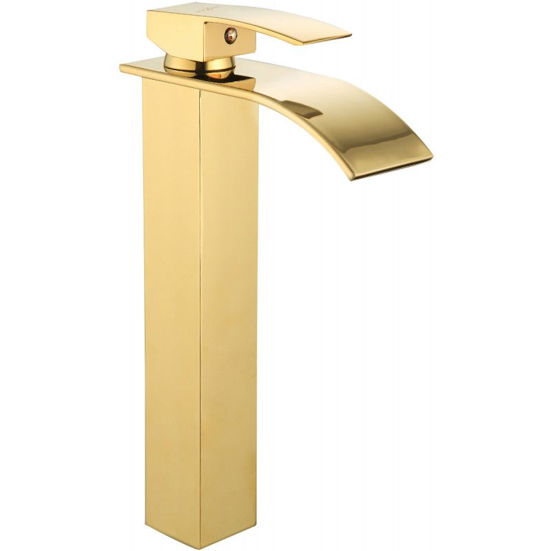 Bateria umywalkowa wysoka Mexen Aries złota 30 cm 1 szt.