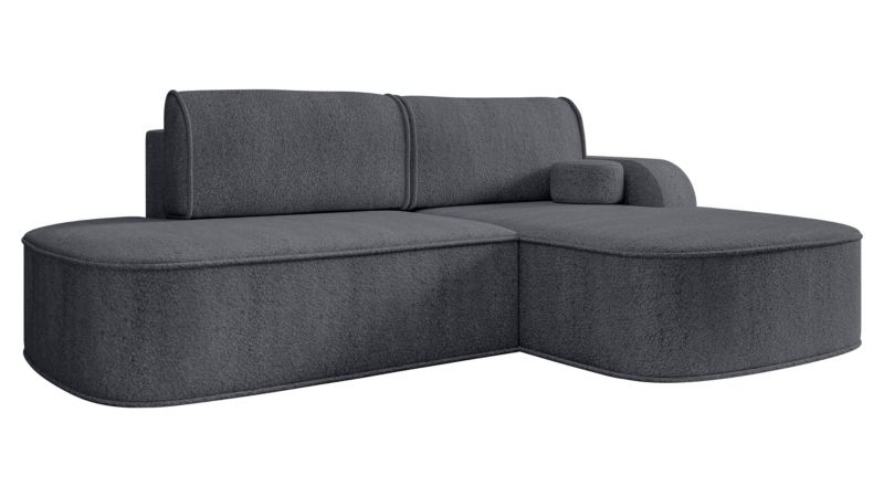 Narożnik z funkcją spania MIRJAN 24 Koro prawy ciemny szary 1 szt.