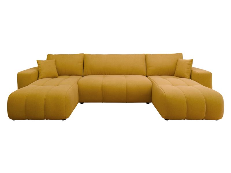 Narożnik z funkcją spania MIRJAN 24 Furyn U curry 1 szt.