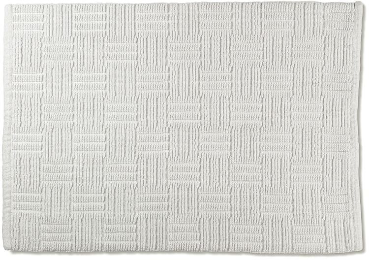 Dywanik łazienkowy Kela Leana bawełna 80x50 cm antypoślizgowy biały 1 szt.