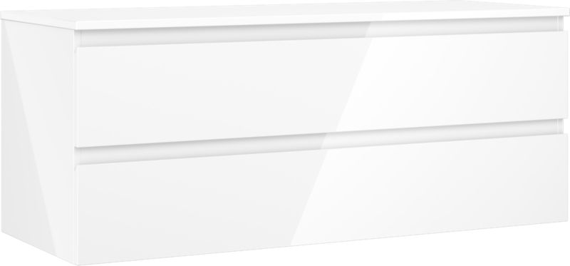 Szafka podumywalkowa Mexen Orio biały połysk 120x47 cm 2 szuflady 1 szt.
