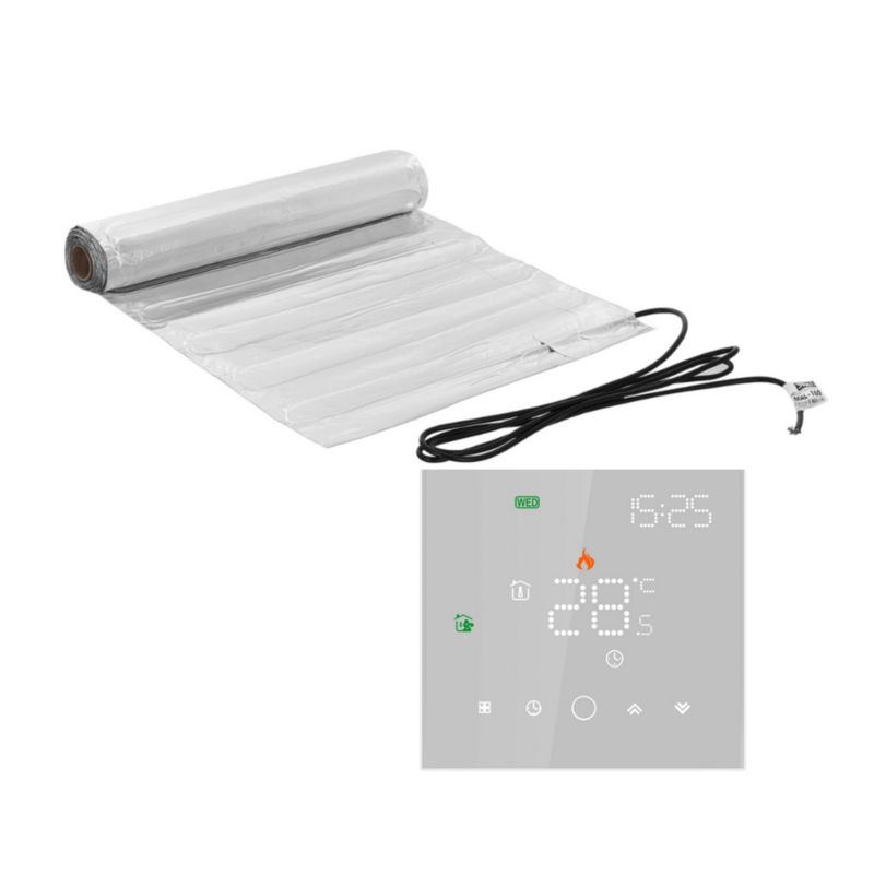 Zestaw mat grzewczych pod panele Mission Air MAL-160 1m² + Leo Biały 1szt