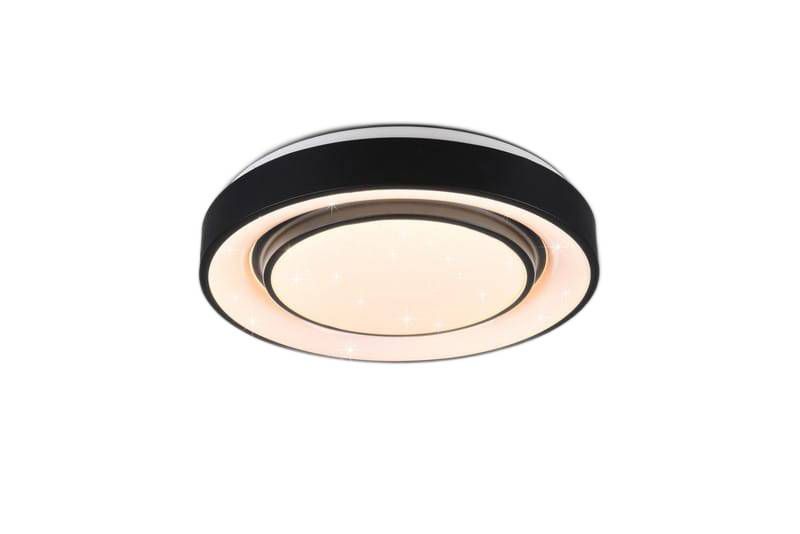 Plafon sufitowy nowoczesny RL Mona czarno-biały LED 20W 2700K-6000K 2400 lm IP20 wym: 7,5 x 38 x 38 cm metal - 1 szt.