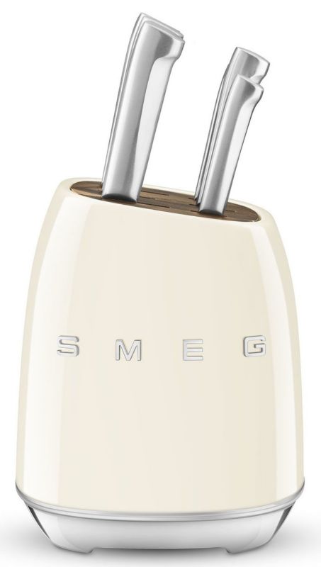 Blok na noże SMEG KBSF02CR Kremowy 1szt.