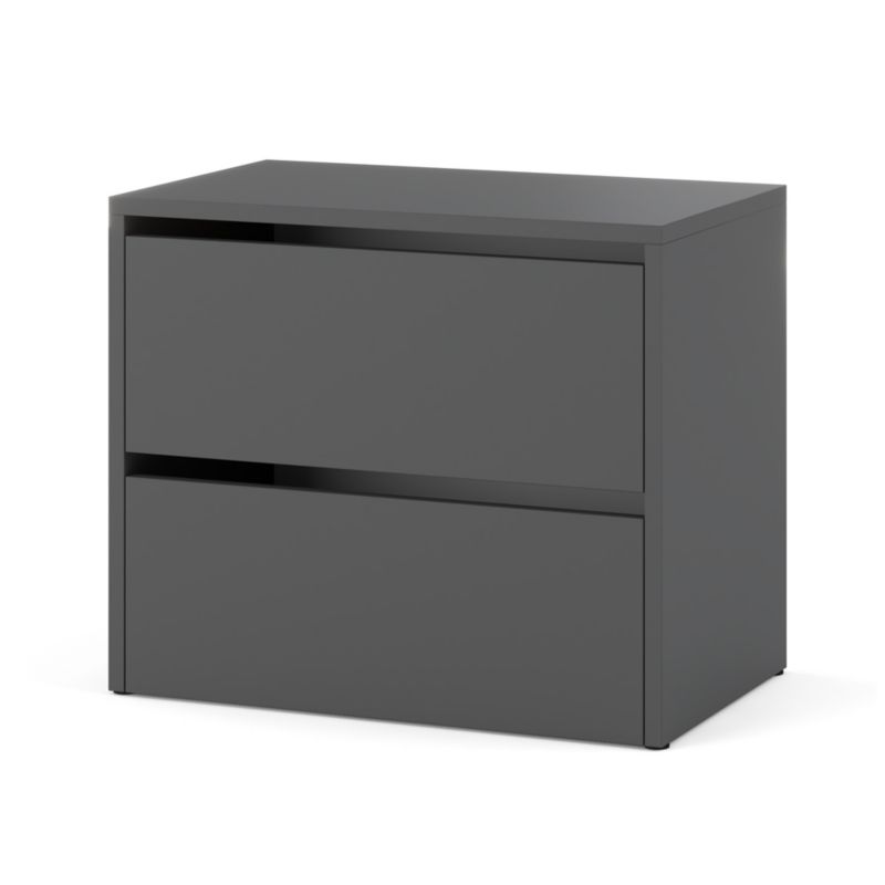 Szafka Na Buty Hurtownia-Mebli 2 Drzwi Hugo 60cm Szary Mat Szary Mat 60x36x50 cm 1szt.