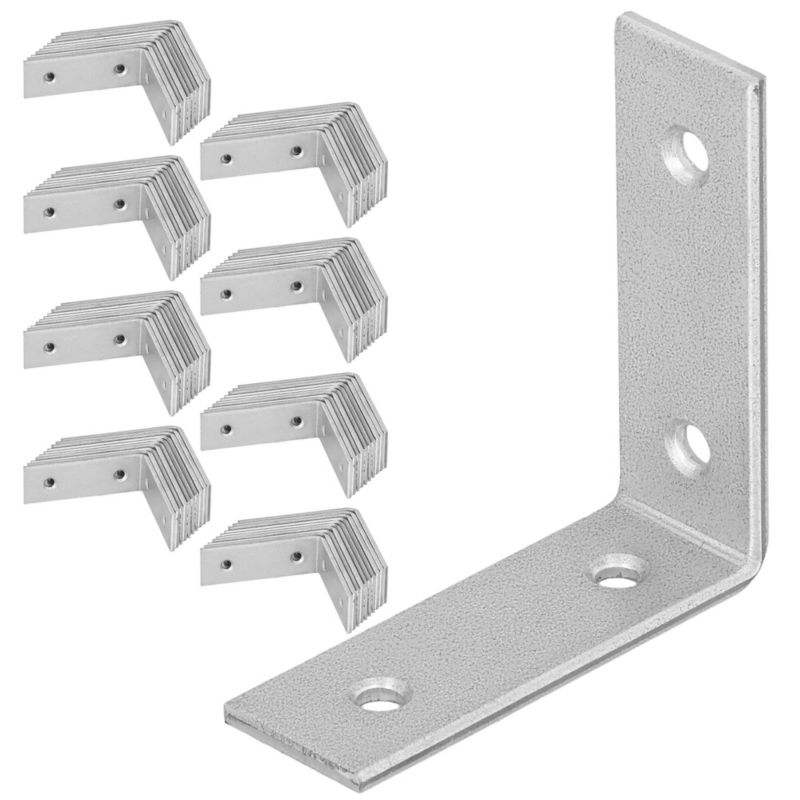 Kątownik ciesielski KOTARBAU nierdzewny ocynkowany 50x50x17 mm 100 szt.