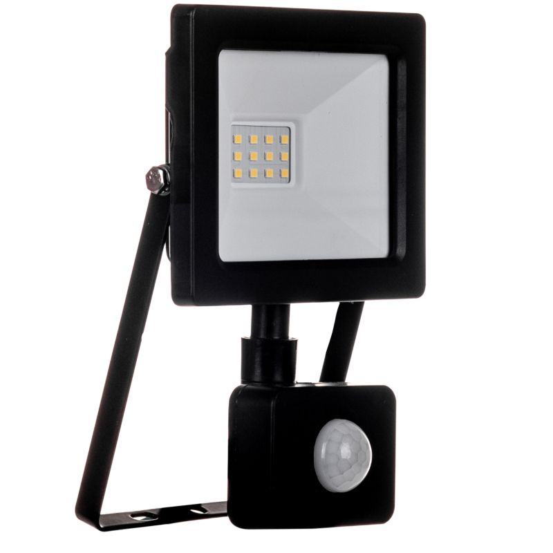 Naświetlacz LED Germina 10W z czujnikiem ruchu lampa zewnętrzna IP65 1szt.