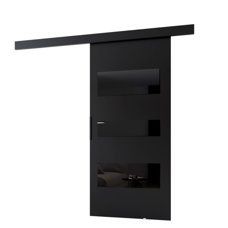 Drzwi przesuwne MINIO go for it CLEAN C 76 cm czarne 1 szt.