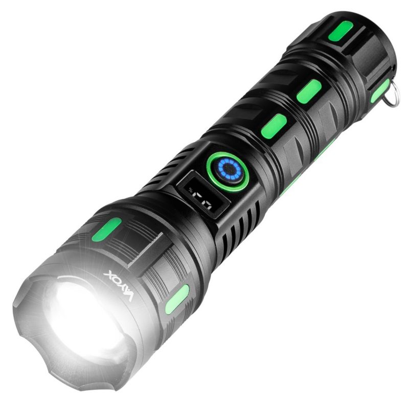 Latarka taktyczna Vayox VA0365 akumulatorowa ZOOM USB-C 1200lm 1 szt.