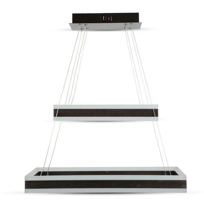 Lampa wisząca V-TAC Vt-101 brązowa wym: 120 x 60 x 60 cm wbudowany LED 113W 1 szt.