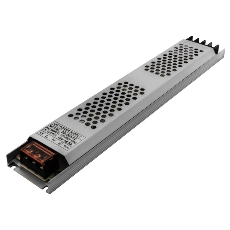 Zasilacz LED MasterLED Flat 12V 200W 16,7A 307x53x20 mm 1 szt.