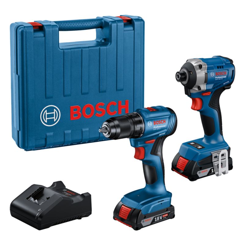 Zestaw Bosch wkrętarka GSR-185 + klucz udarowy GDR-215