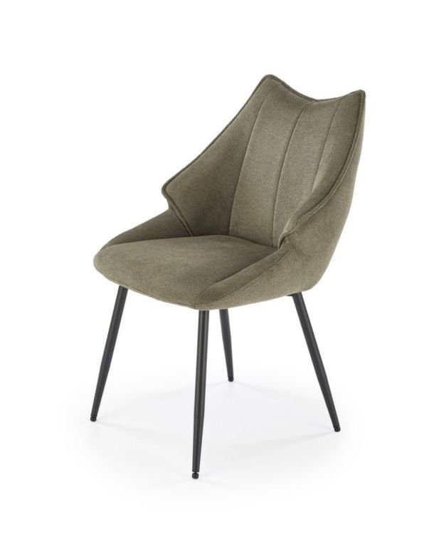 Krzesło Halmar tapicerowane K543 oliwkowe 1 szt