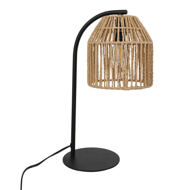 Lampa stołowa LL ZORLAN TL E14 66734 LightLogic nocna boho pleciony papier 1szt.