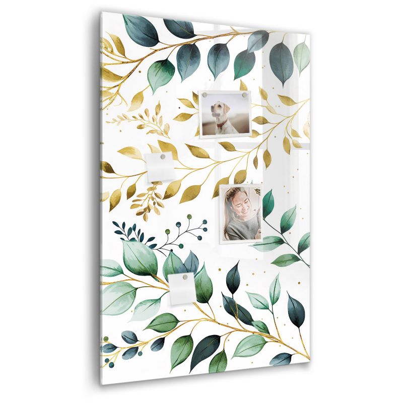 Tablica magnetyczna Wallfluent 60x90 cm Wzór kwiaty 1 szt.