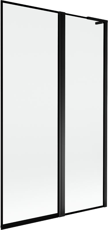 Parawan nawannowy Mexen Mist L czarny 110x150 cm 2-skrzydłowy 1 szt